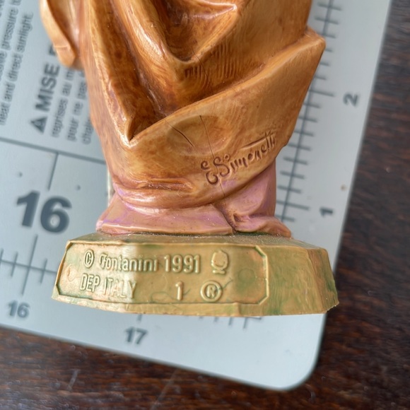 Fontanini by Roman, c1991 Nativity Scene, incl Baby Jesus, Mary, Joseph & manger - Picture 8 of 16